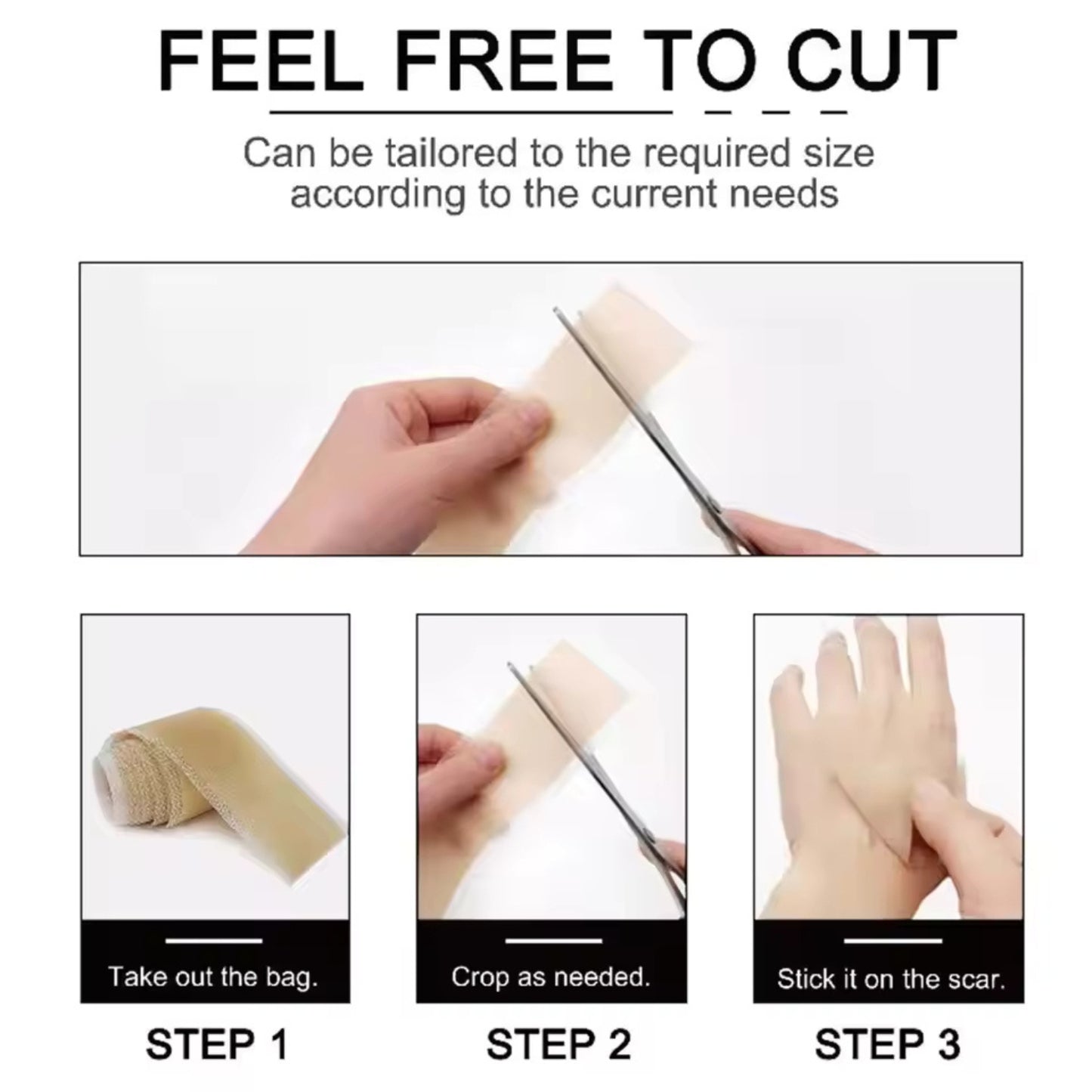 HealSilk Strip™ Scar-Free Healing, Seamless Recovery